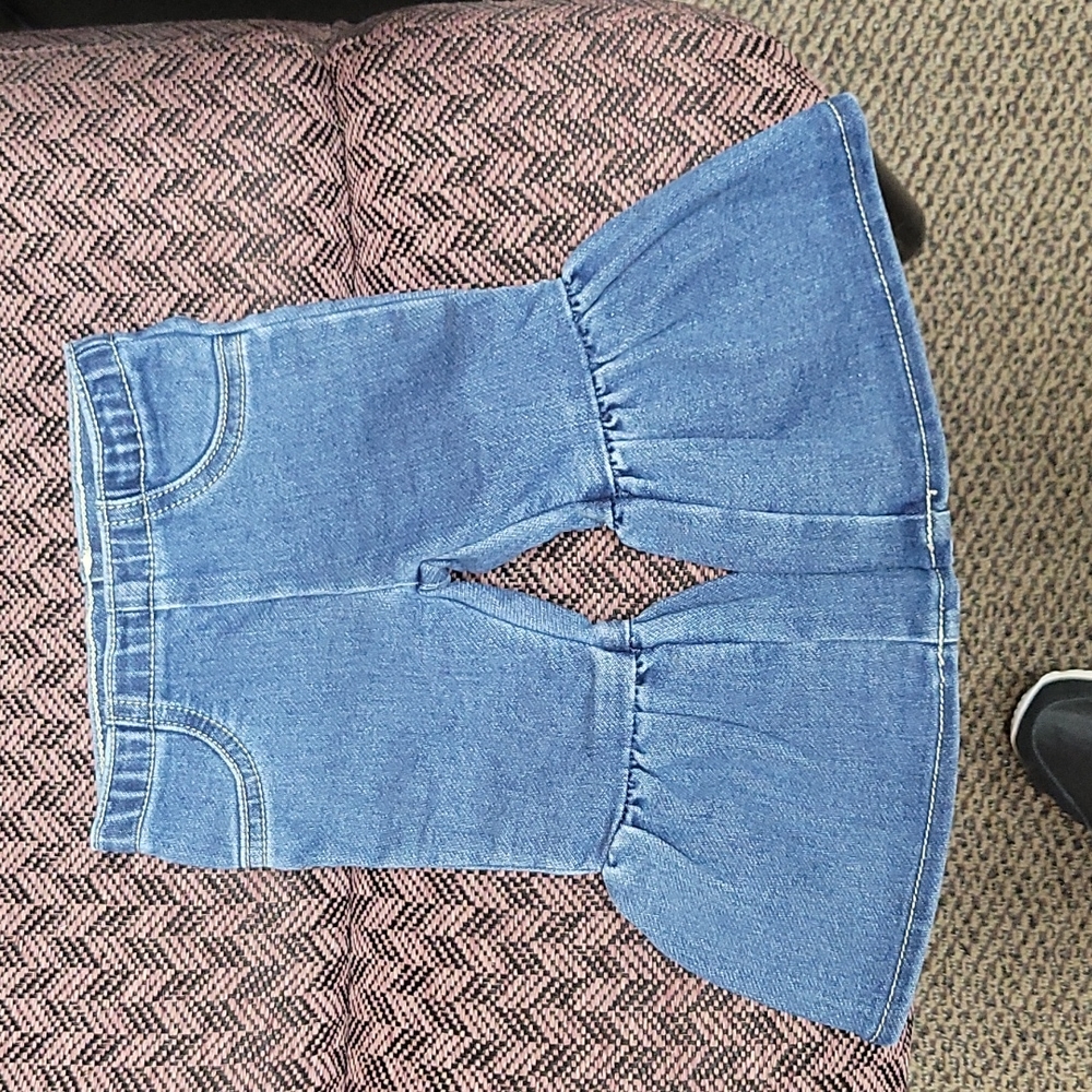 Baby girl flared Wranglers